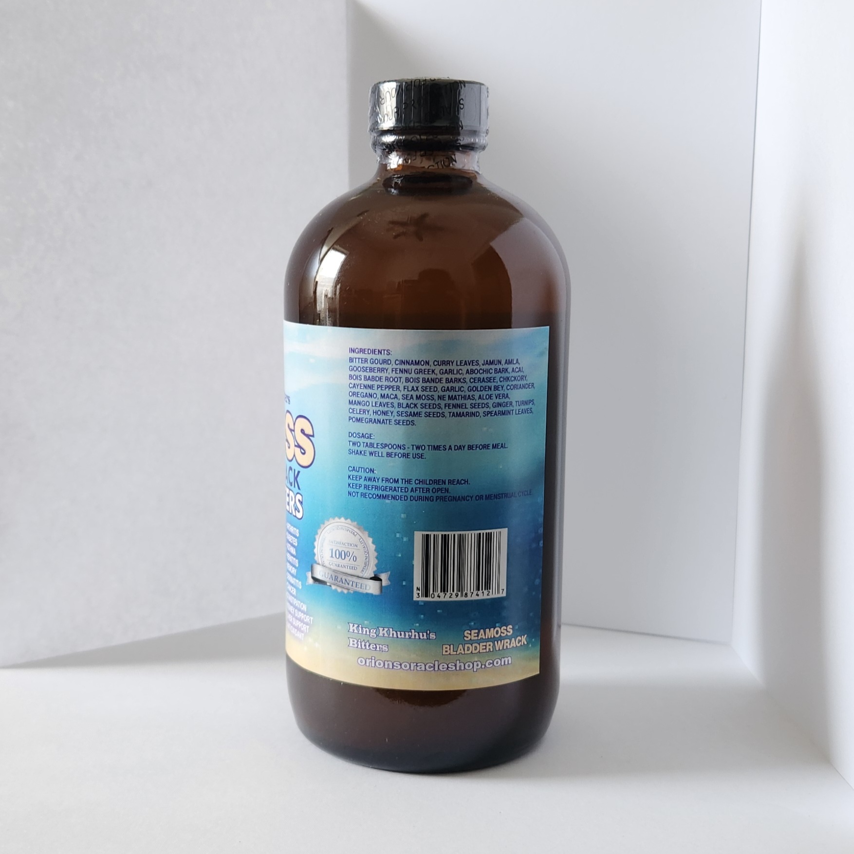 King Khuru's Bitters: Sea Moss Bladder Wrack Living Bitters - Image 3